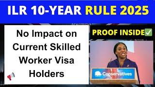 ILR 10-Year Rule 2025: No Impact on Current Skilled Worker Visa Holders? Proof Inside!