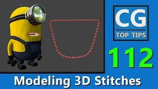 Modeling 3D Stitches in Blender