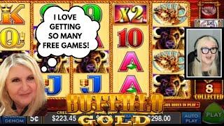 MUST SEE Surprise WIN on this Buffalo Gold Online Slot!