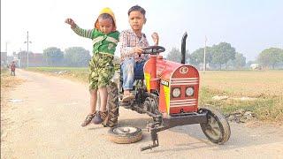 Eicher का कैसे निकला टायर Komal Kumar mini eicher tractor Vinod Review DIY mini tractor