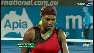 Elena Dementieva v. Serena Williams - Sydney 2010 Final Highlights
