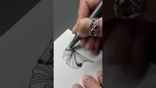 Медитативное рисование Фантазийные линии