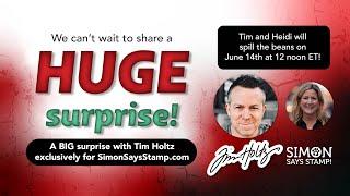 An EXCLUSIVE REVEAL: Tim Holtz joins us LIVE for a HUGE SURPRISE!