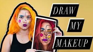 Ep.2: DRAW MY MAKEUP | Κάνω ότι μου πείτε | Katerina Vlachou