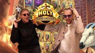 CASINODADDY'S EXPLOSIVE BIG WIN ON HOLY HAND GRENADE (Print Studios) SLOT 