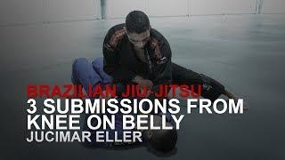 BJJ: 3 Submissions From Knee On Belly! | Evolve University