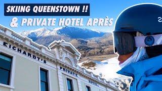 Skiing Coronet Peak in Queenstown & Private Hotel Après