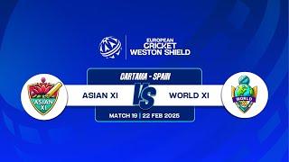 Match 19 - ASIA vs WXI | Highlights | Weston Shield, 2025 | 22 Feb 2025 | WS25.019