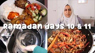 showing you how to wash a greasy pan for no reason, my laptop failed me | Ramadan days 10 & 11