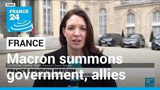 France pension reform: Macron holds crisis meeting, new day of strikes planned • FRANCE 24 English