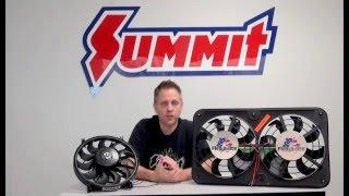 Pusher Fans, Puller Fans, or Reversible Electric Fans - Summit Racing Quick Flicks