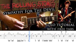 The Rolling Stones - Sympathy For The Devil guitar solo lesson (with tablatures and backing tracks)