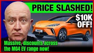 Price slashed! MG4 EV is up to $10k cheaper now | Auto Expert John Cadogan