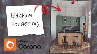 3ds Max Corona Renderer - Kitchen Rendering Tutorial