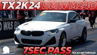 1500HP AWD BMW M240i vs Supra GR at TX2K24 Texas Motorplex