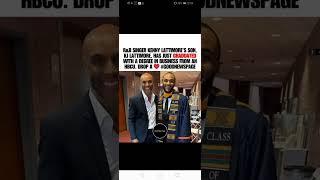 R&B singer Kenny Latimore son just graduated with a degree.