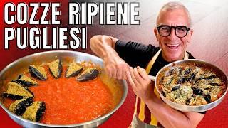 COZZE RIPIENE AL SUGO Ricetta Pugliese di Chef Max Mariola