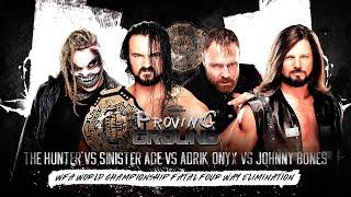 WFA: Proving Ground 2020 - The Hunter vs. Sinister Ace vs. Onyx vs. Bones (WFA Title Match) Promo