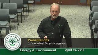 Emerald Ash Borer Management Presentation