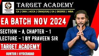 1.EA SECTION-A CHAPTER-1 LECTURE-1 BY PRAVEEN SIR #ea #enrolledagents #usa #tax #returns