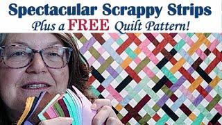 Spectacular Scrappy Strips | Lea Louise Quilts Tutorial