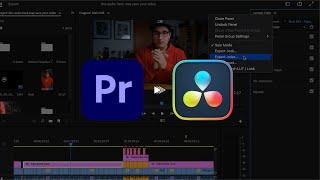 How To Export A Color Preset from Adobe Premiere Pro to Davinci Resolve!