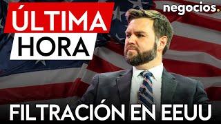 ÚLTIMA HORA | Escándalo en EEUU: Vance carga contra Europa en un chat secreto: "viven del rescate"