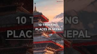 Top 10 Trekking Places In Nepal 2024 | Insightful Tens #shorts #trekkingnepal #top10  #nepal