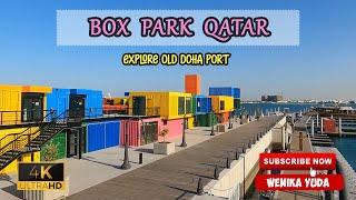 Box Park, Doha Qatar. Colorful Shipping Containers.