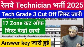 rrb technician grade 3 cut off 2024 | Technician Result कब आएगा? Technician Answer key ..