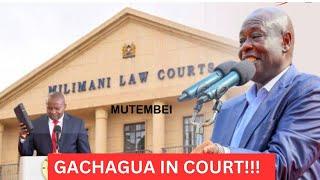 Live : Gachagua Impeachment Case in Court to Stop DP Kithure Kindiki Swearing in!!2PM Sitting!