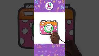 ️How to Draw Camera Easy Drawing #shorts #howtodraw #easydrawing #drawingforkids #drawing