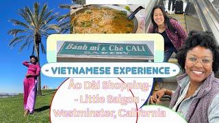 Vietnamese Experience -Áo Dài Shopping- Little Saigon - Westminster, California | charlycheer