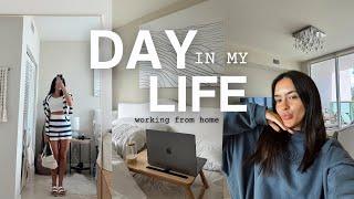 a chill day in my life working from home ️️ being a founder, networking, and apartment updates