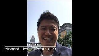 Fanfare CEO Vincent Lim in Taiwan for the "BLOCK-CHAINING THE FUTURE SUMMIT"