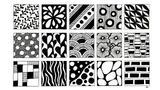 15 Beautiful Zentangle Patterns You Can Create Today