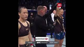 تبكي بعد أن حصدت اللقب ولحظات مؤثرة أثناء التتويج Rose NAMAJUNAS #UFC261