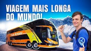 Como é viajar na mais longa linha de ônibus do mundo entre o Rio de Janeiro e Lima no Peru