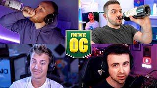 DRUNK OG FORTNITE W/ NINJA, LUPO & TIM!