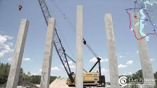 First Coast Expressway in Clay County, Florida-Aerial Construction Progress