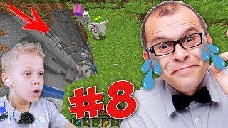 Survival with dad in Minecraft Hike to a big cave Nubiki