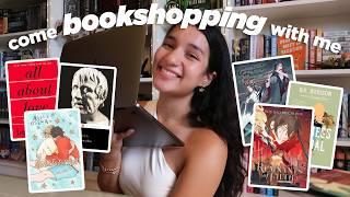 come BOOKSHOPPING with me  breaking my longest book buying ban!