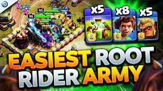 ROOT RIDER DRUID Spam with 5 OVERGROWTH is STUPIDLY BROKEN | Top TH16 Attack Strategy Clash of Clans