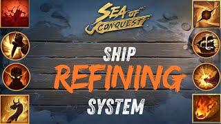 Tips and Tricks on how to refine your newly built ship. [Refining ship skills] in Sea of Conquest