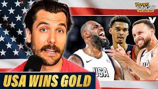 USA-France Reaction: Steph Curry & LeBron James lead Team USA to GOLD at Olympics | Hoops Tonight