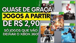 Só Alegria no XBOX 360 - Comprando Jogos QUASE DE GRAÇA Antes Que a LOJA do XBOX ACABE!