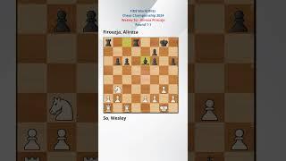 FIDE World Blitz Chess Championship 2024 | Wesley So - Alireza Firouzja | Round 1-1