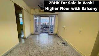 2BHK Higher Floor with Palm Beach View Flat for Sale in Vashi Navi Mumbai | Contact: 8169118084