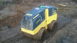 BOMAG BMP 8500 SOIL COMPACTOR In Difficult Conditions