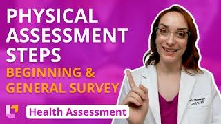 Physical Assessment Steps, Beginning Assessment, & General Survey - Health Assessment | @LevelUpRN